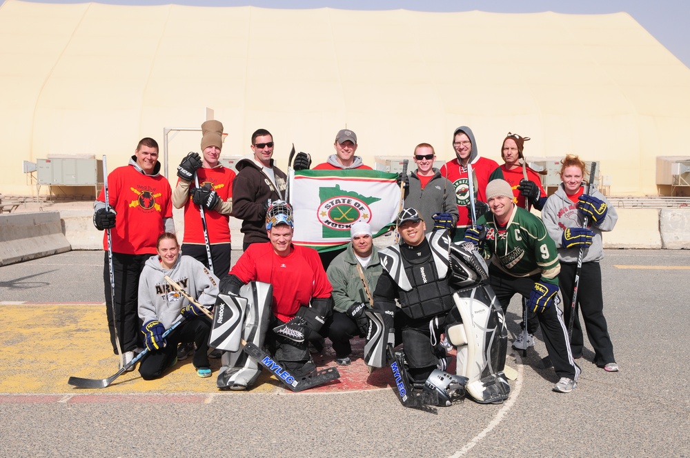 Hockey Day Minnesota 2012- Kuwait
