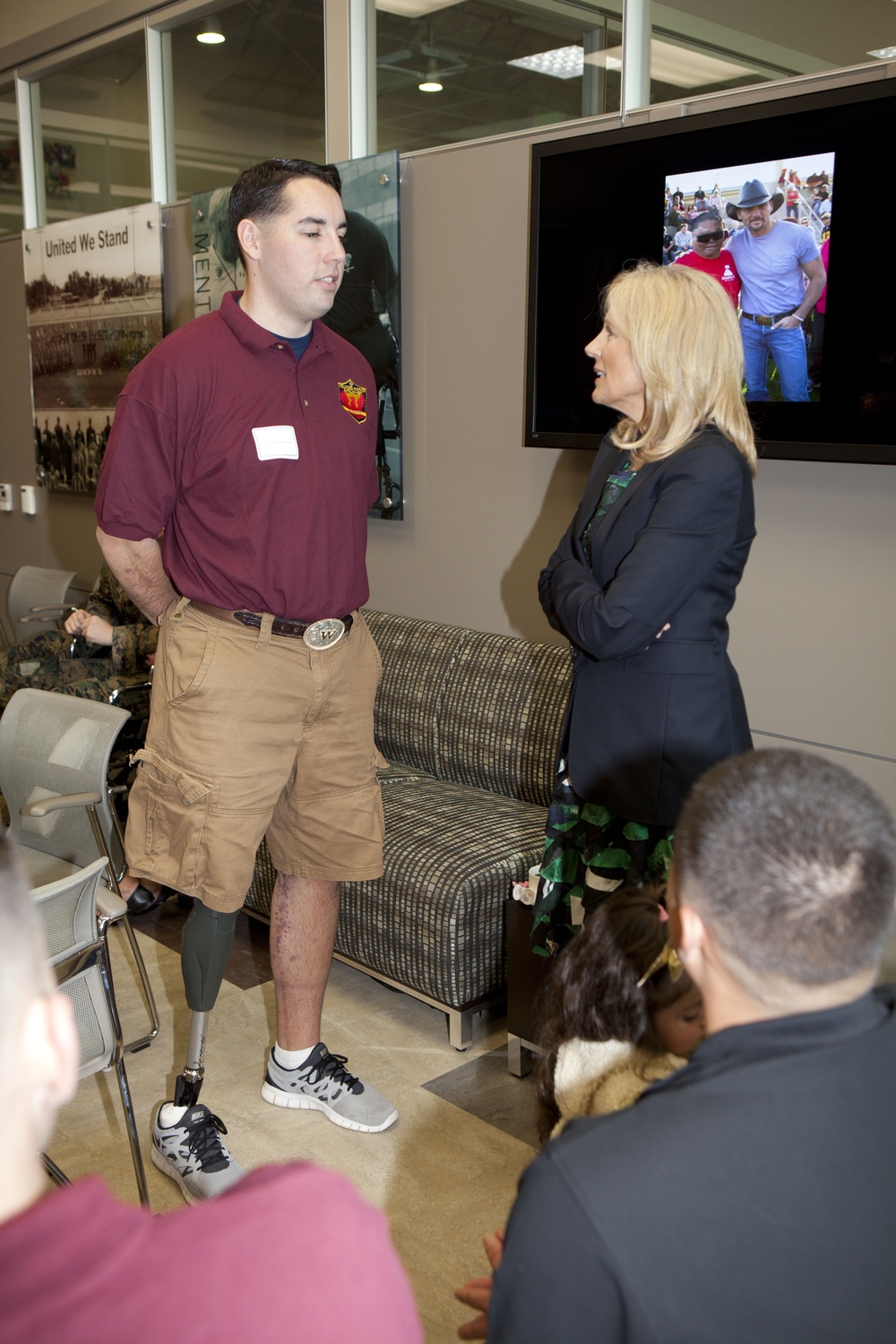 Vice President Joe Biden and Dr. Jill Biden visit Camp Pendleton