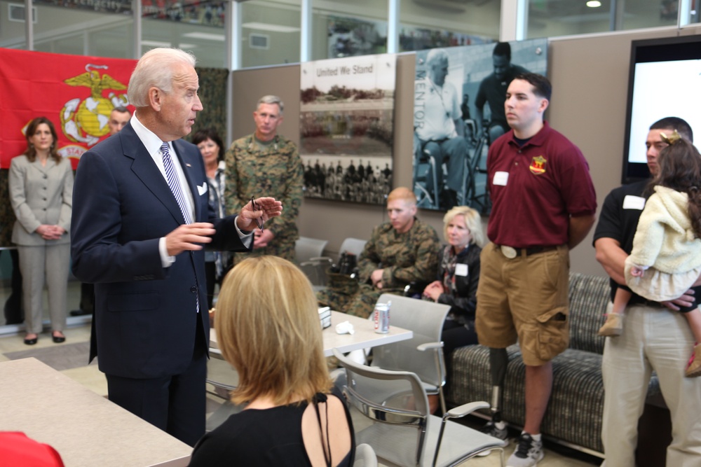 Vice President Joe Biden and Dr. Jill Biden visit Camp Pendleton