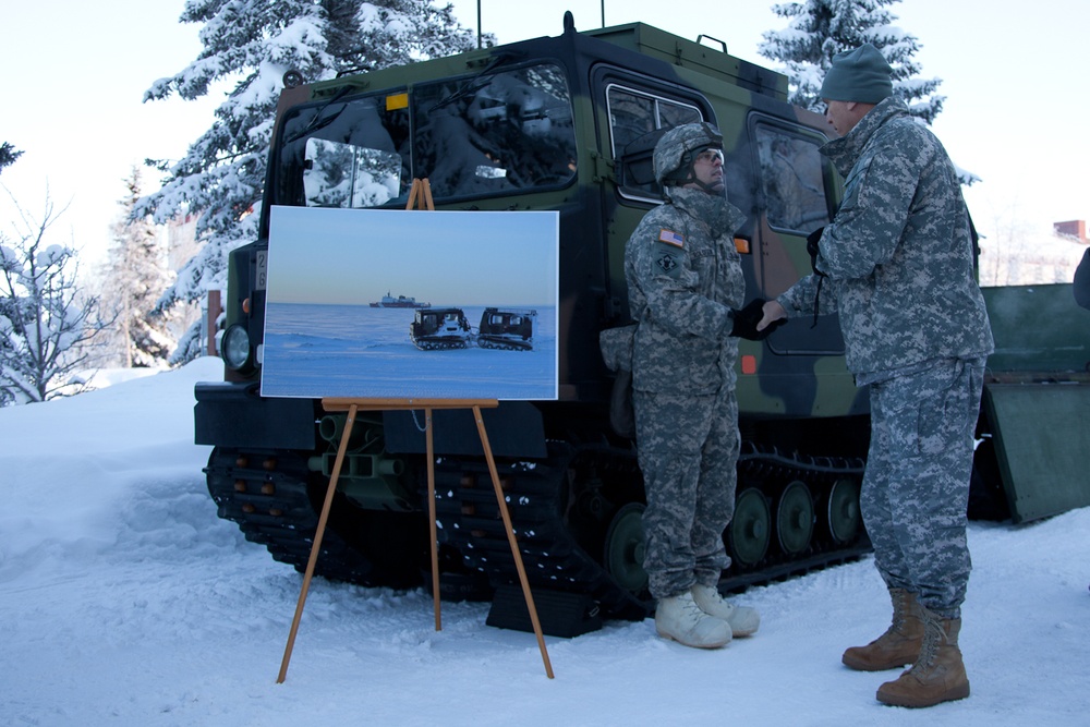 Alaska soldier briefs CSA