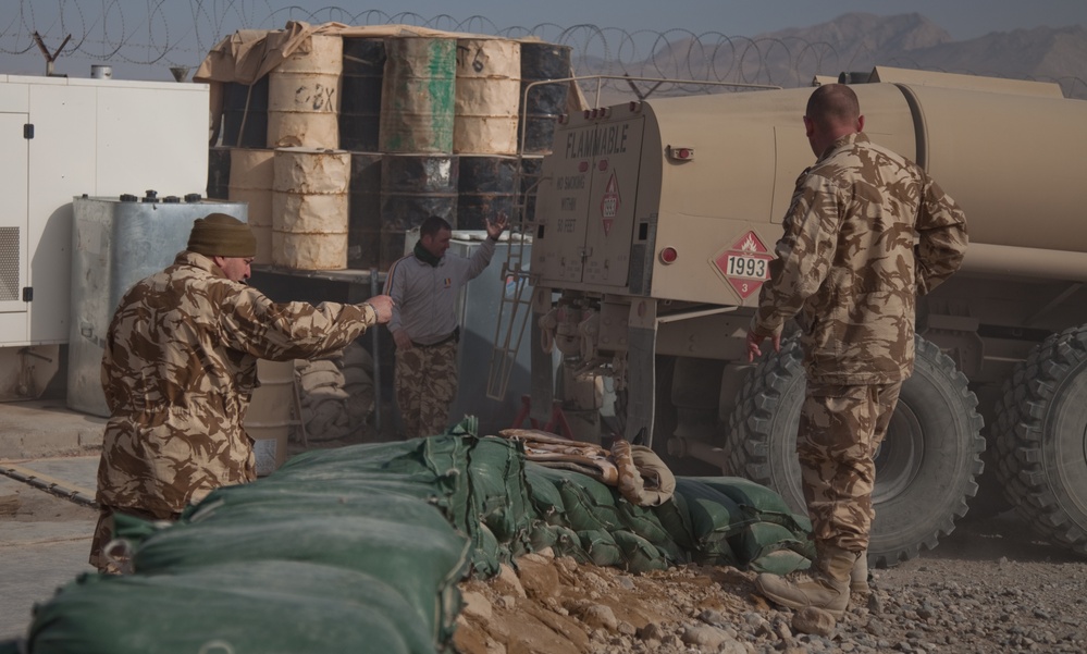 Romanian soldiers visit Golabsah Kalay