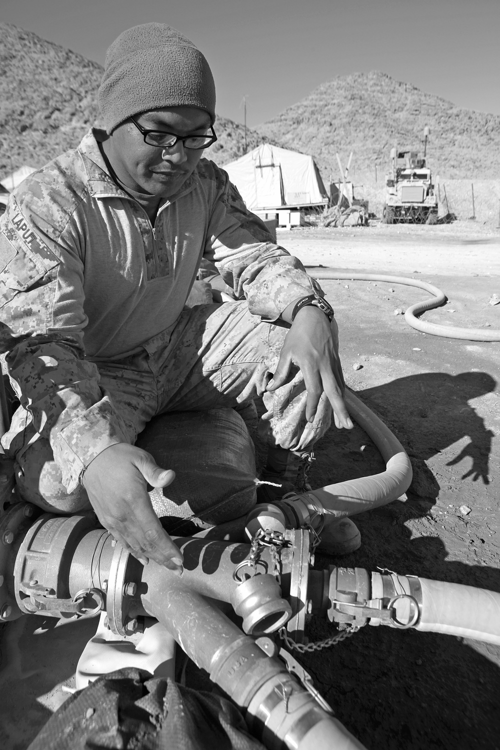 Doing the right thing always: Bulk fuel Marine learns lessons in ROTC, applies them to essential missions in Afghanistan