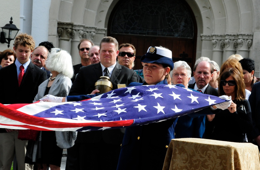 Honoring, laying to rest a Coast Guard veteran