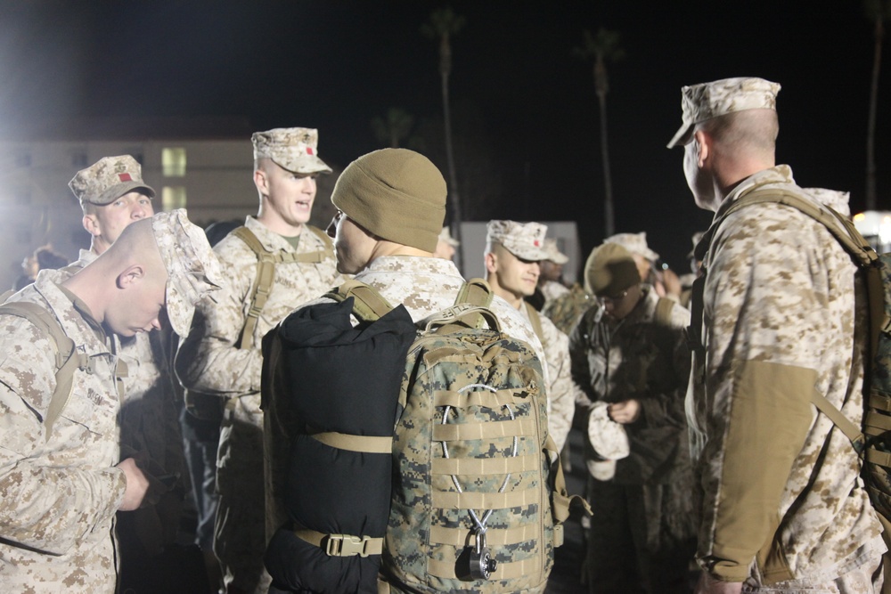 1st MLG (Forward) Marines head to Afghanistan