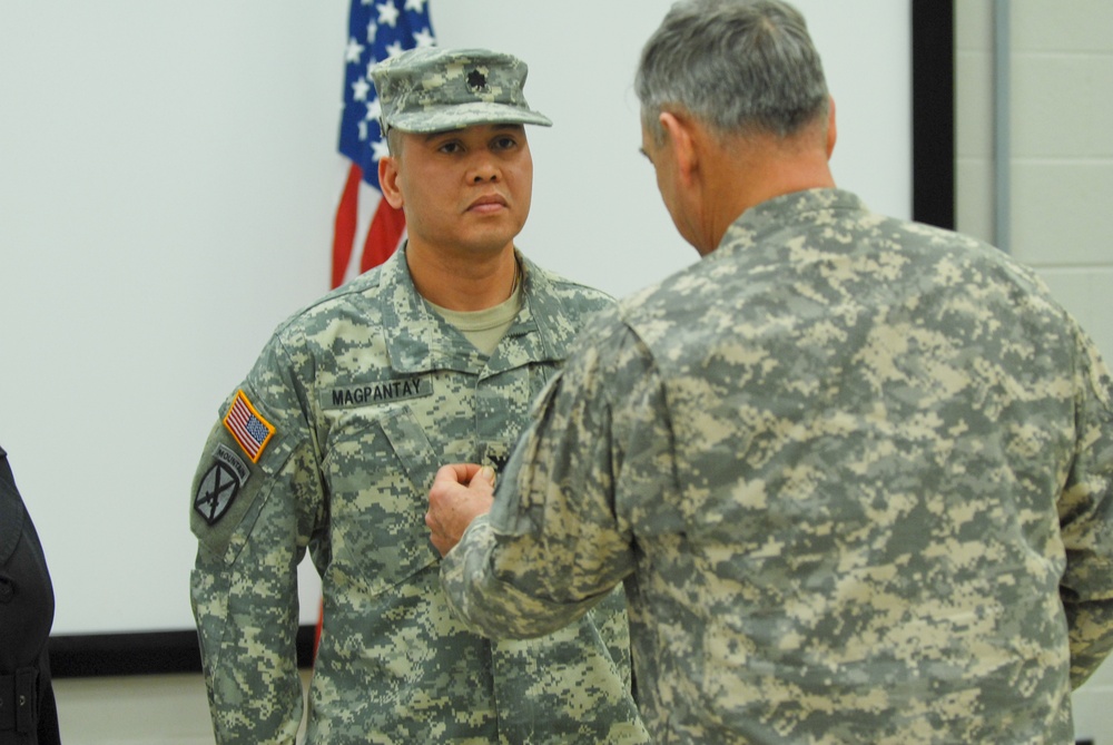Lt. Col. Mangpanty promoted to full bird colonel