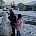 JBLM families make the best of bad weather