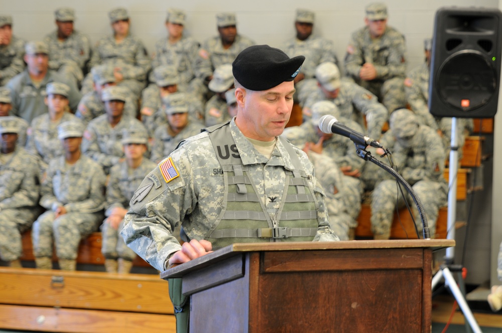 189th Combat Sustainment Support Battalion change of command ceremony