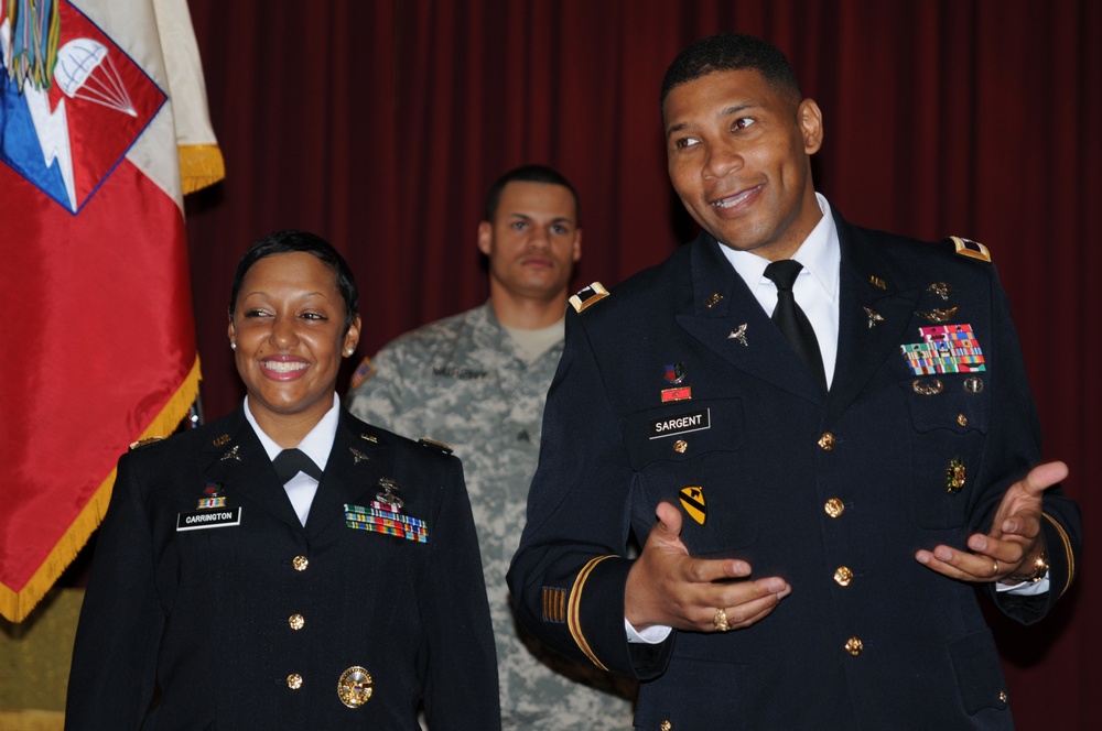 Maj. Davina Carrington promoted to lieutenant colonel