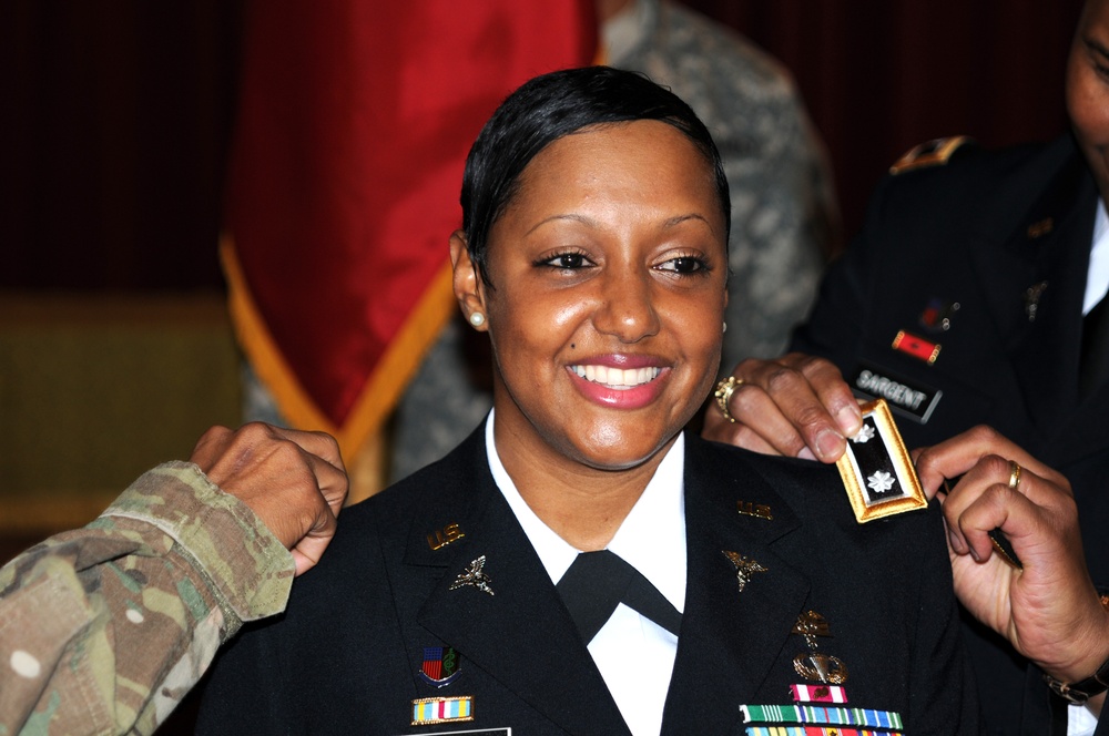 Maj. Davina Carrington promoted to lieutenant colonel