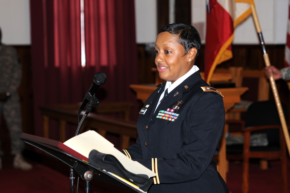 Maj. Davina Carrington promoted to lieutenant colonel