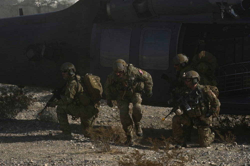 58th Rescue Squadron pararescuemen train to fight