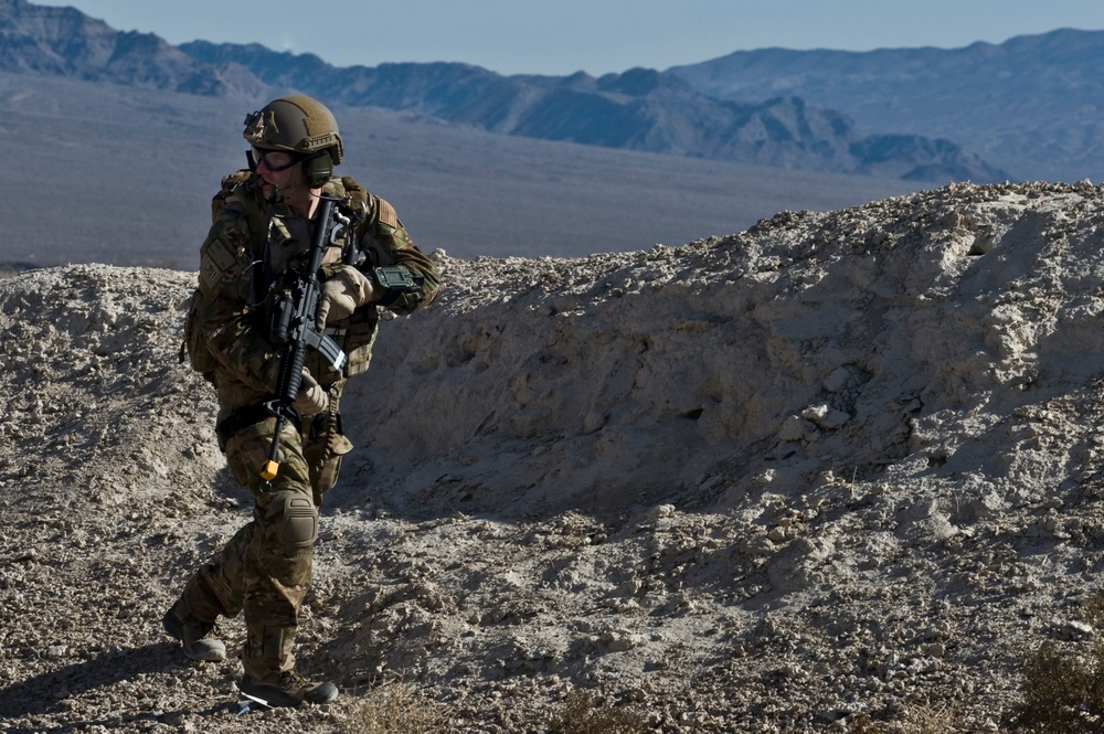 58th Rescue Squadron pararescuemen train to fight