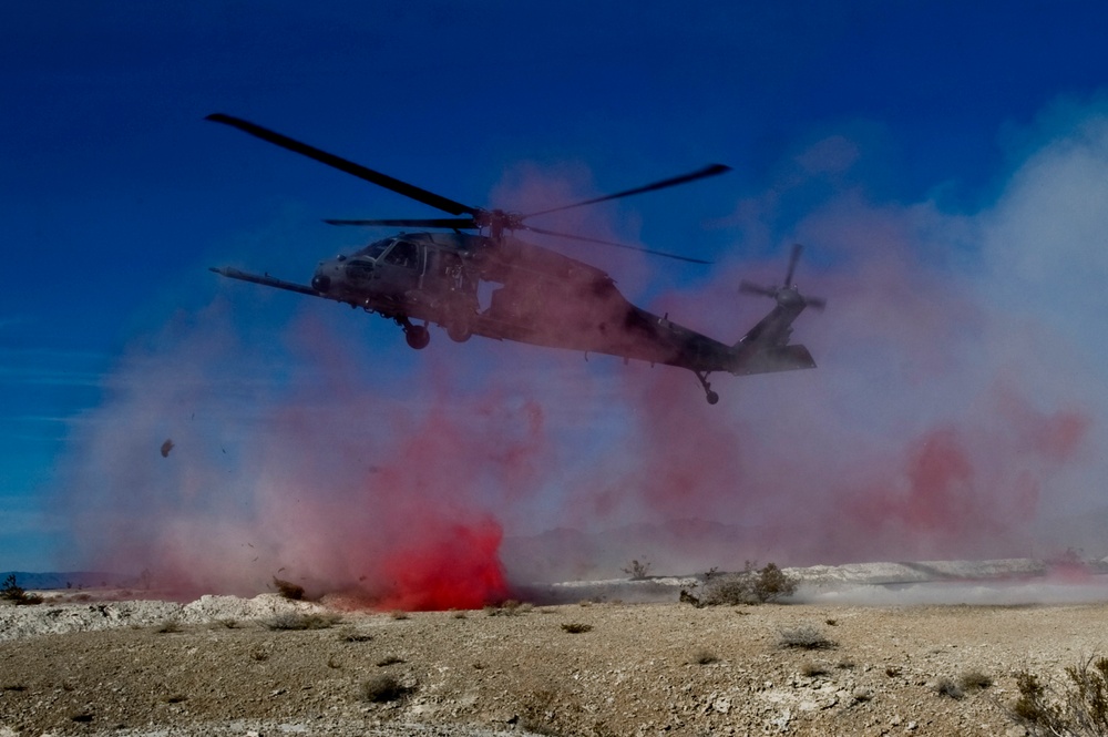 58th Rescue Squadron pararescuemen train to fight