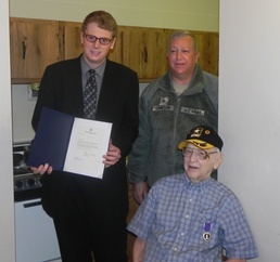 Pittsburgh WWII veteran receives Purple Heart