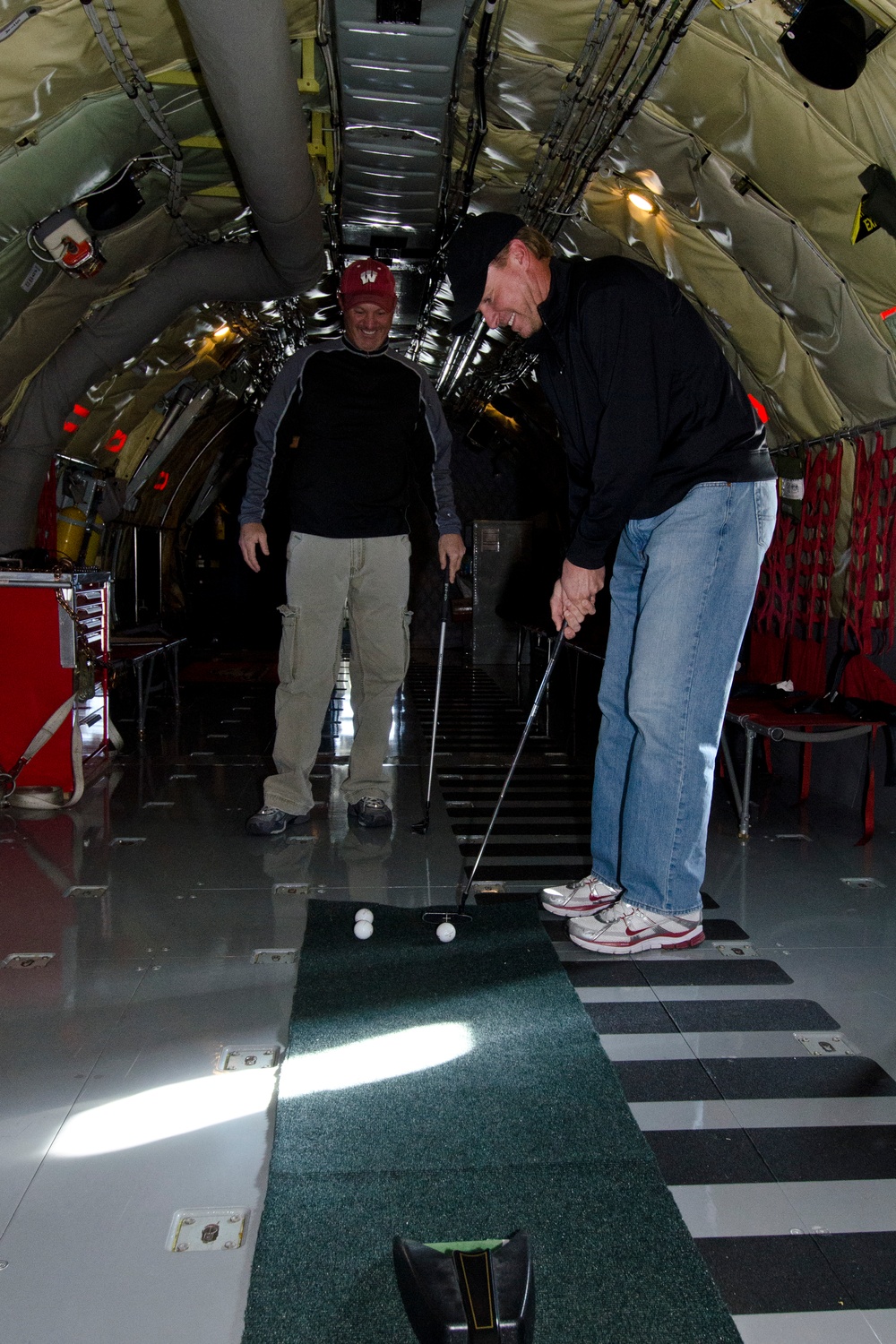 Putting at 35,000 feet