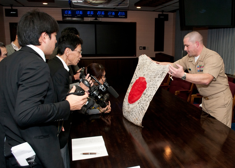 World War II-era flag returns to Japan
