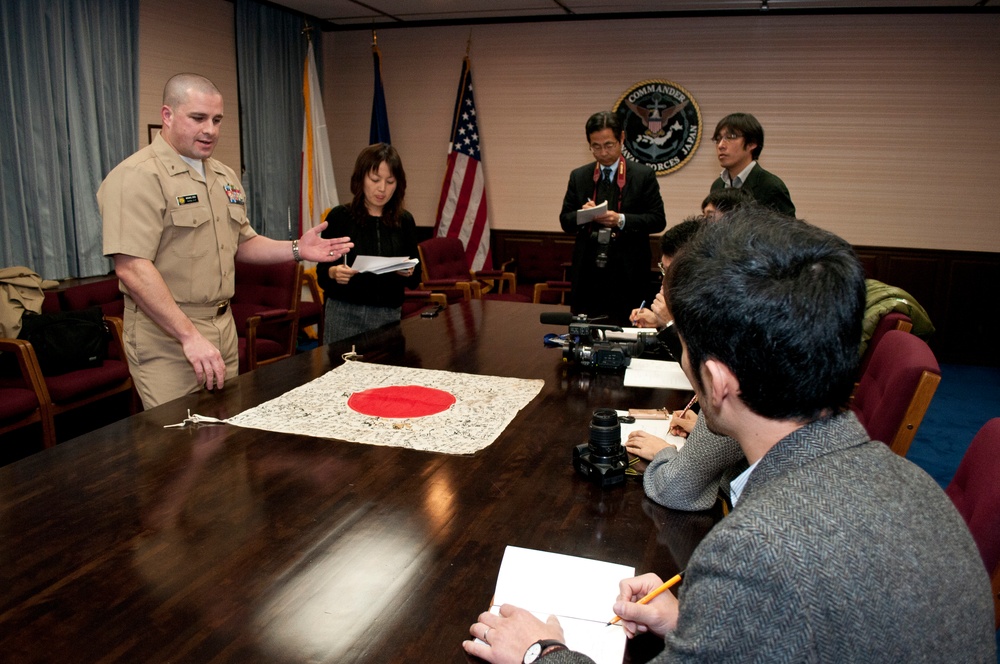 World War II-era flag returns to Japan