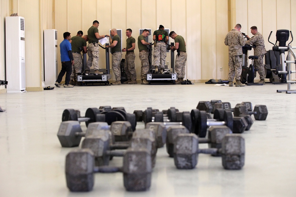 New gym to keep Marines fit at FOB Delaram II