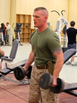 New gym to keep Marines fit at FOB Delaram II