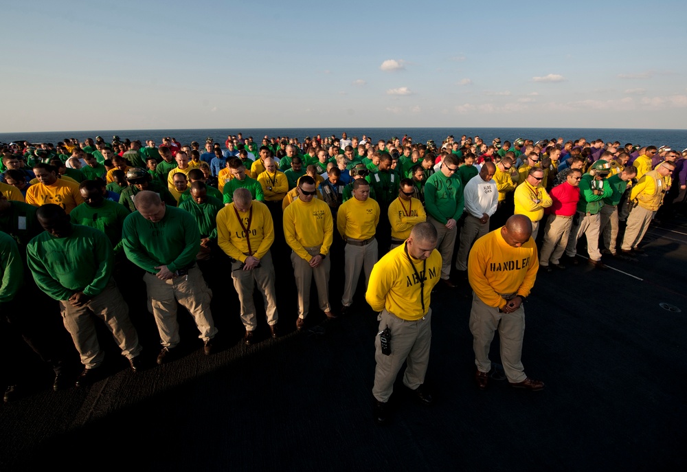 USS Carl Vinson in the Arabian Sea