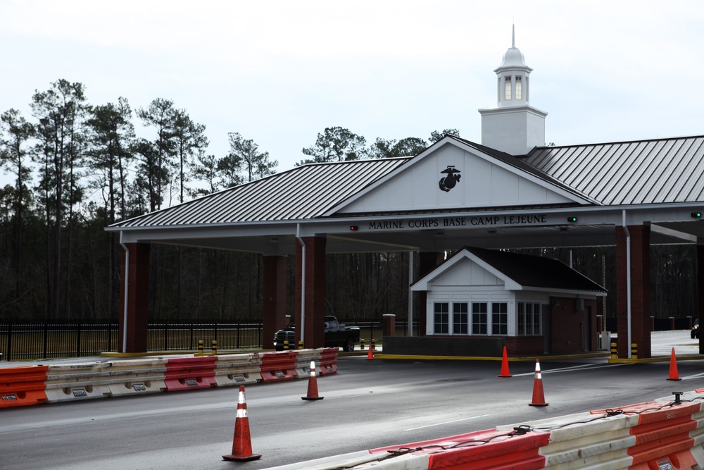 Base’s access control complex focuses on safety, security, customer service