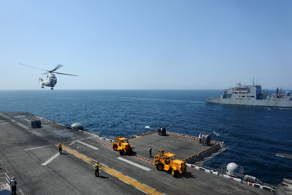 USS Makin Island in the Arabian Sea