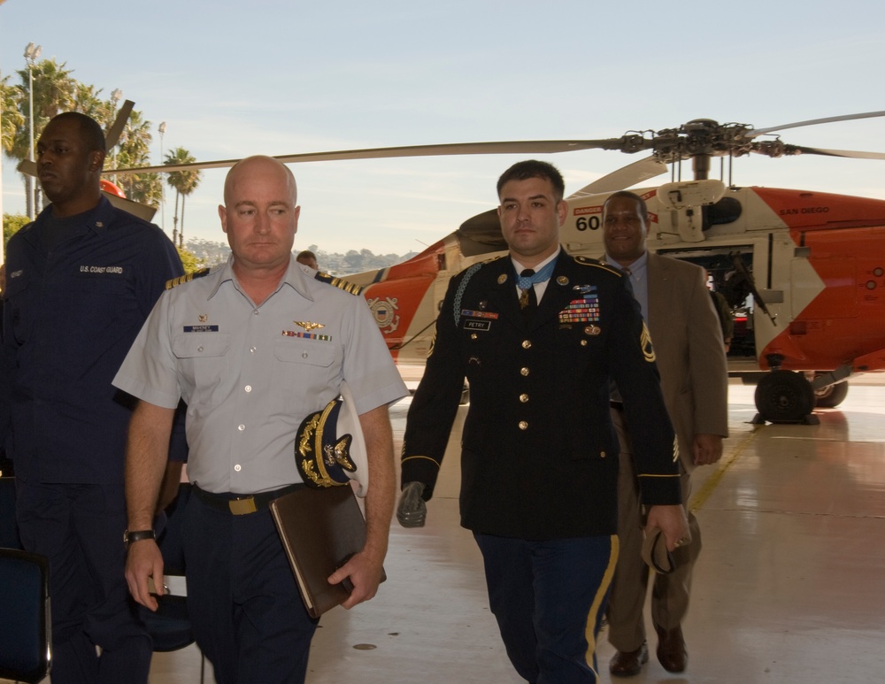 Afghanistan Medal of Honor Recipient visits Air Station San Diego