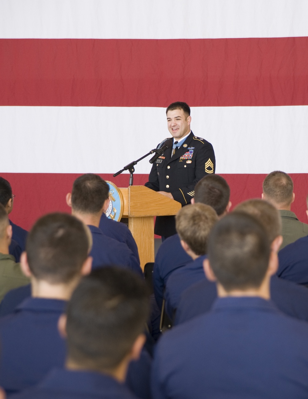 Afghanistan Medal of Honor Recipient visits Air Station San Diego
