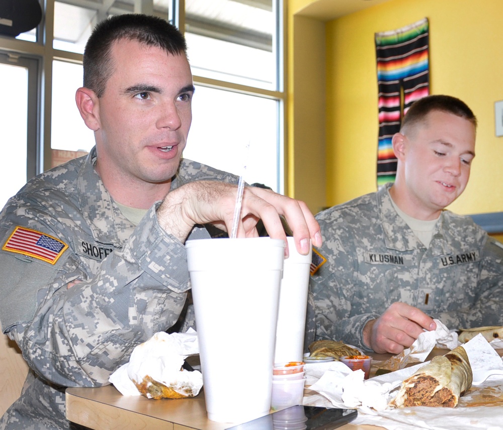 Soldiers seek authentic cuisine
