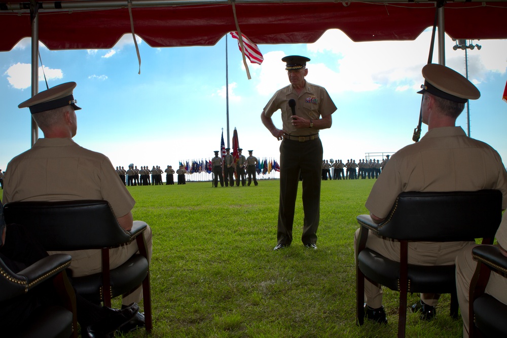 MARFORPAC Command Master Chief change of office ceremony