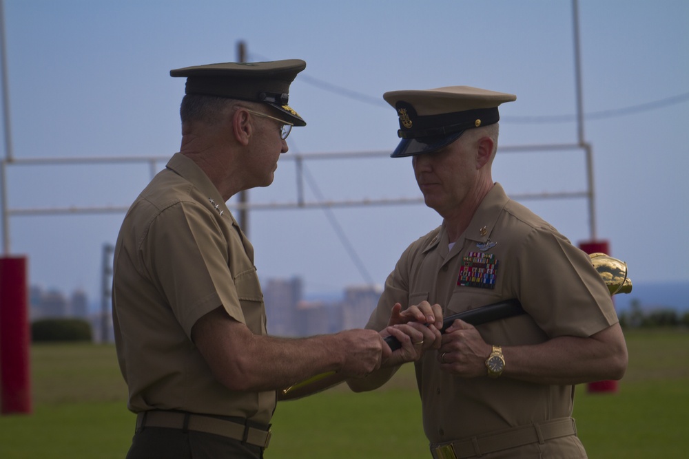 MARFORPAC Command Master Chief change of office ceremony