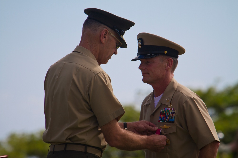 MARFORPAC Command Master Chief change of office ceremony