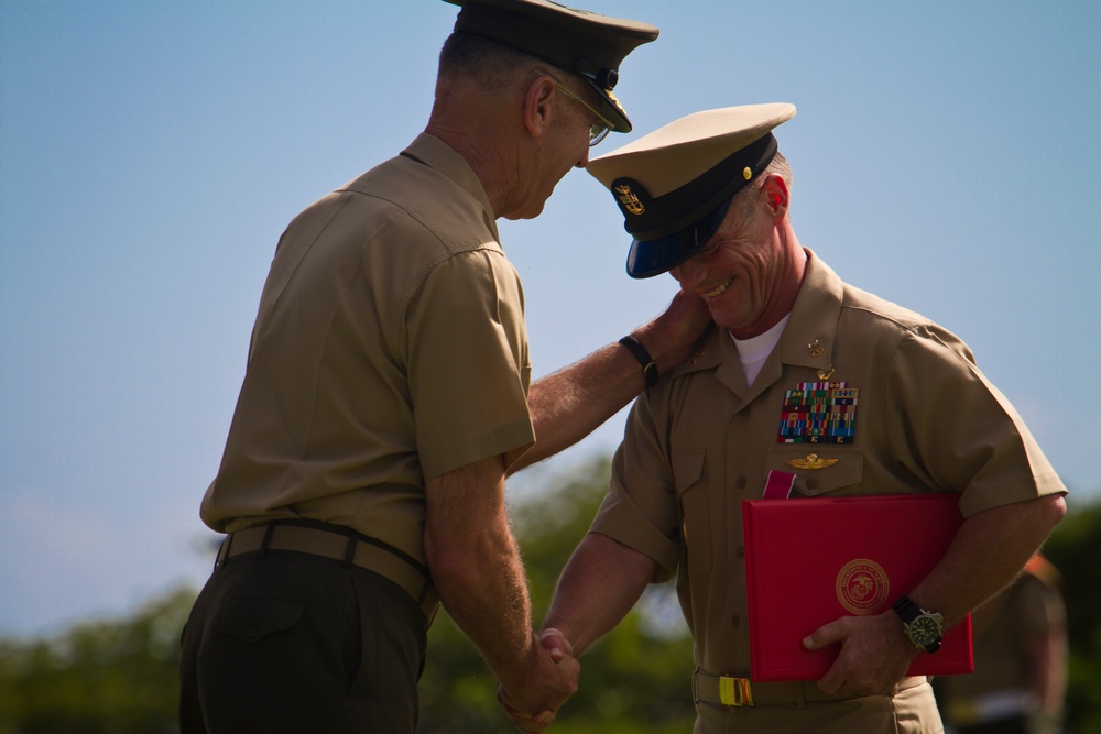 MARFORPAC Command Master Chief change of office ceremony