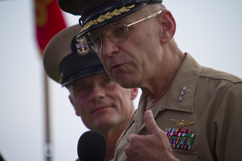 MARFORPAC Command Master Chief change of office ceremony