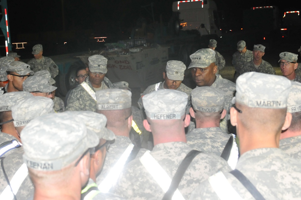 Gen. Austin visits the last US soldiers in Iraq