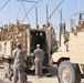 Soldiers clean up after last convoy from Iraq