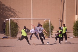 Kuwaiti &amp; American friendship develops over a game of soccer
