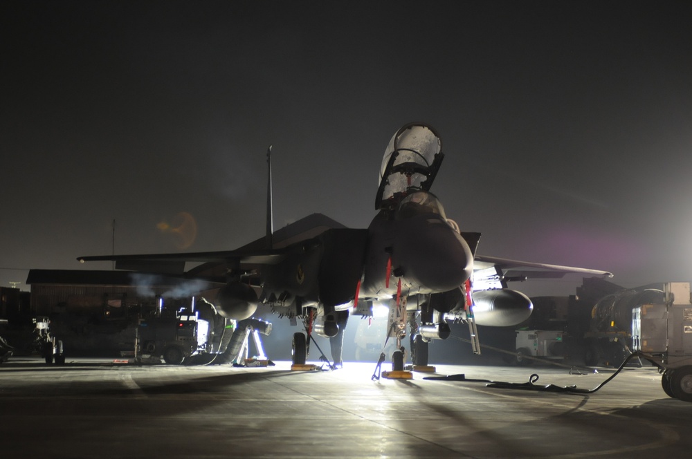 F-15E Strike Eagle in the fight 24 hours