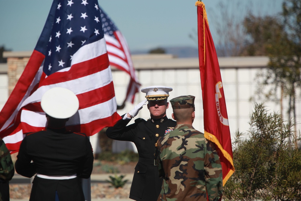 Avenue of Flags dedication