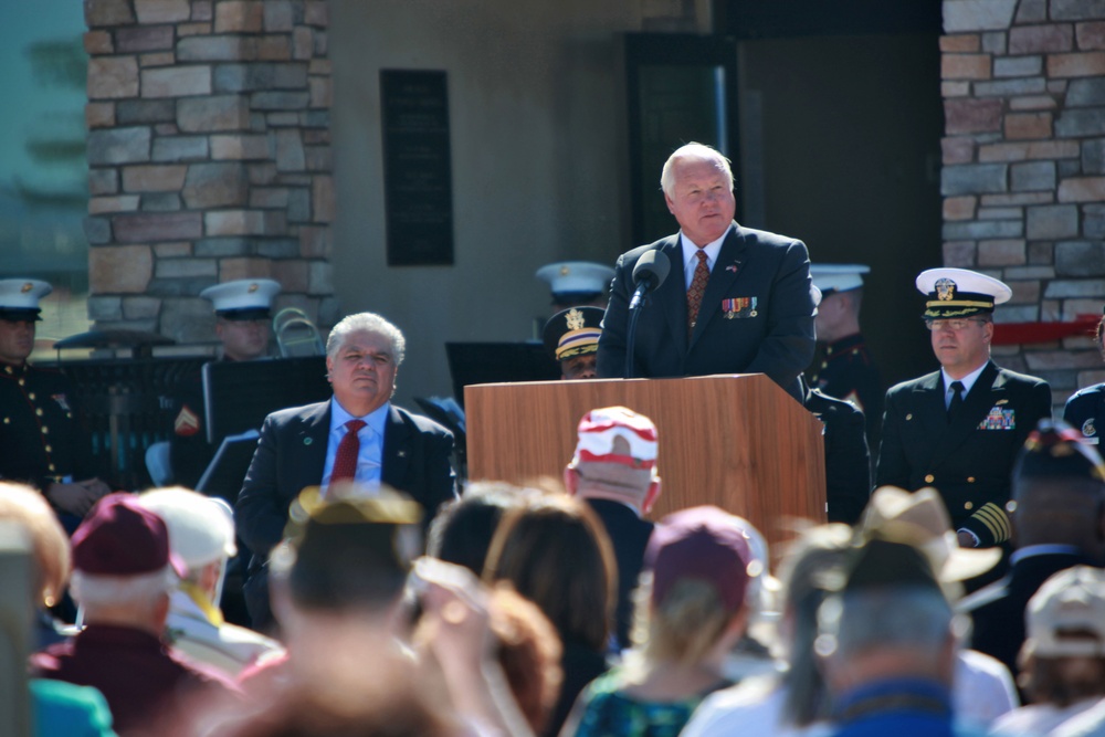 Avenue of Flags dedication