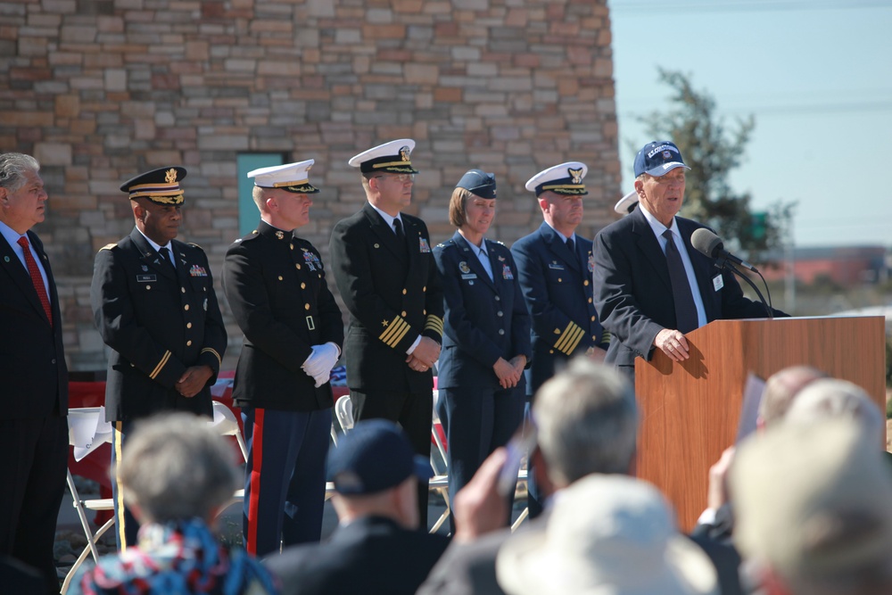 Avenue of Flags dedication