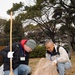 Osaka Castle cleanup