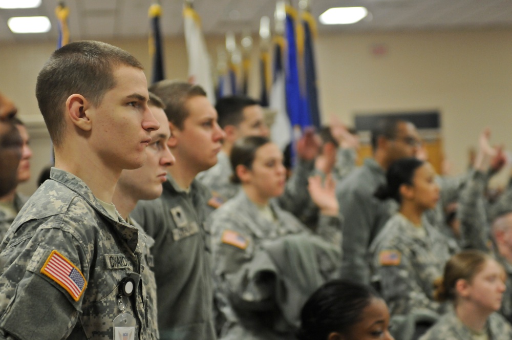 G-1 sergeants majors speak with soldiers about the way ahead