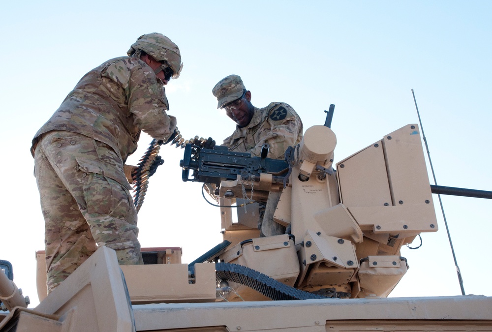 Convoy to Forward Operating Base Sweeney