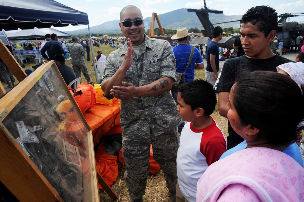 New Hampshire Air Guard on display at El Salvador air show