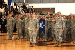 Army Guard troops depart for training site