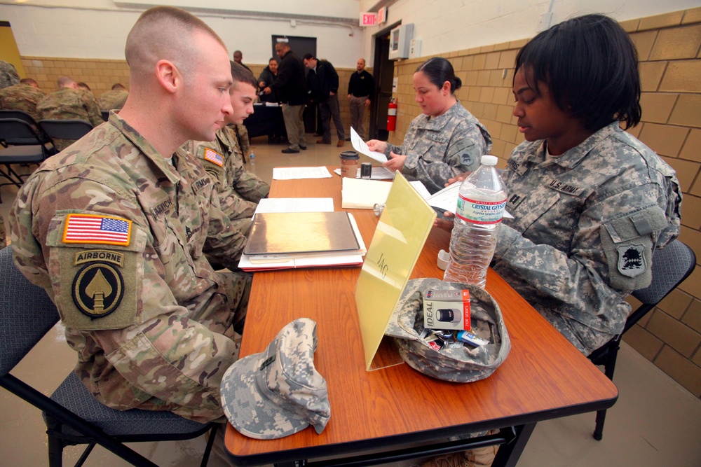 119th reconstituted at New Jersey National Guard Family Assistance Center