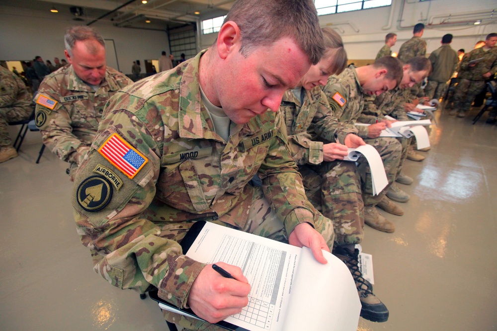 119th reconstituted at New Jersey National Guard Family Assistance Center