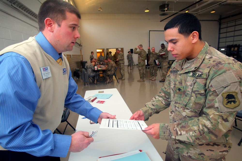 119th reconstituted at New Jersey National Guard Family Assistance Center