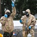 Soldiers start decontamination